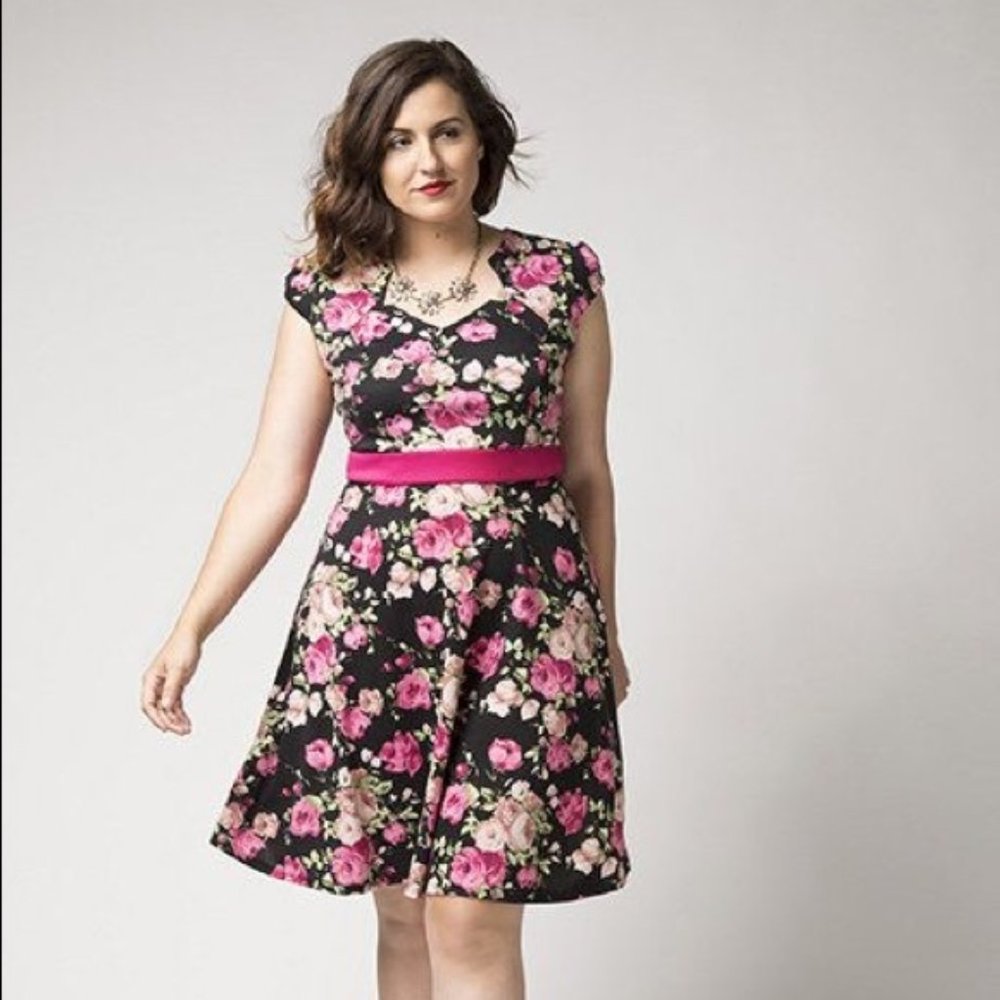 Modcloth The Story of Citrus Floral Dress Floral